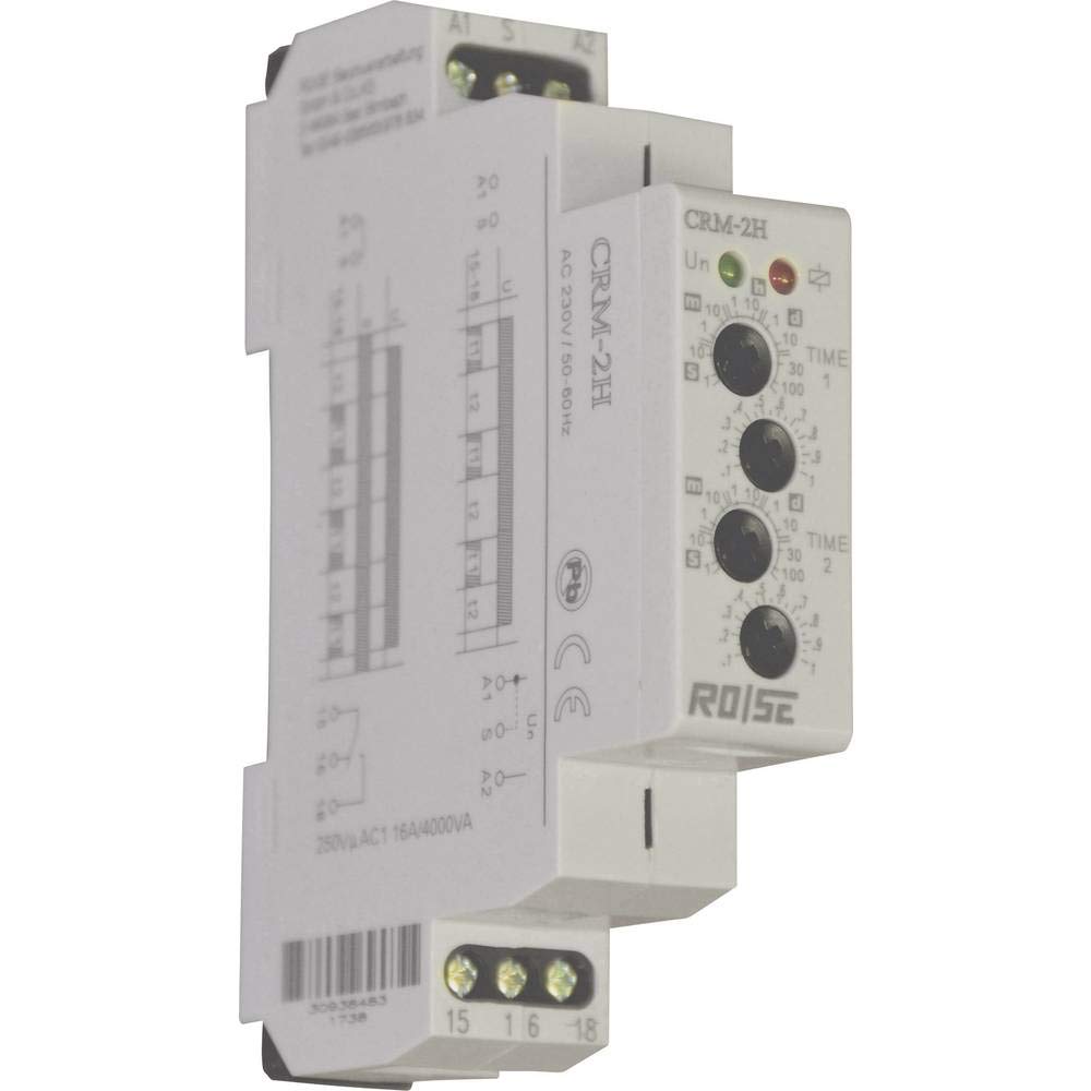 GmbH CRM-2H/UNI Zeitrelais - Taktgeber Asymetrisch/ 12-240V AC/DC