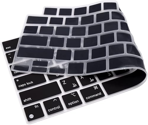 Vista 9 de Funda de teclado de silicona española, para MacBook 2023 Pro14 A2779/Pro16 A2780/2022 Air 13 M4 M2 A3240 A3241 A2681/2021 Pro de 14 pulgadas 16