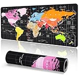 EFISH XX Large Black Gaming Mouse Pad 900×400×3MM (35.40X15.74X0.12 inch),with Non-Slip Base,Waterproof and Foldable Pad,Desktop Pad Suitable for Gamers,Suitable for Work,Office and Home