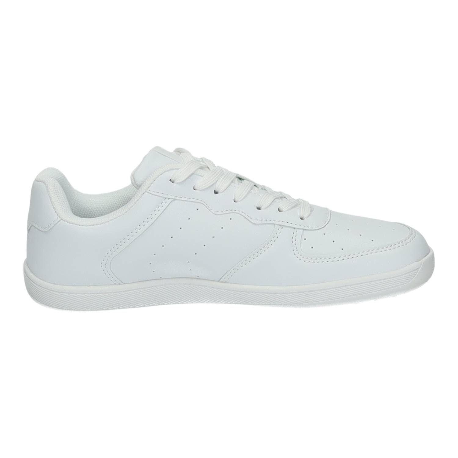 DEMAX 7-1225A Deportivas Barefoot 7-1225A. Blancas para Mujer con Plantilla cómoda y diseño Casual versátil,DEMAX Mujer Deportivos