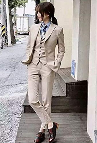 Chic & Confident: Women's 3 Piece Slim Fit Business Suit - Image 2