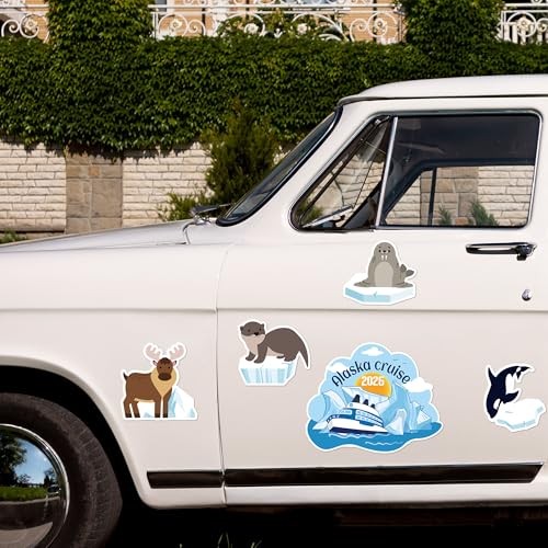 Set de 5 imanes decorativos cruise door Alaska miniatura 5