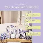 Spa Gift Baskets for Women - Body & Earth 11pcs Lavender Gift Sets with Bubble Bath, Shower Gel, Body Lotion, Birthday Gifts for Women, Spa Kit for Mom Gifts, Purple Gifts - Image 4