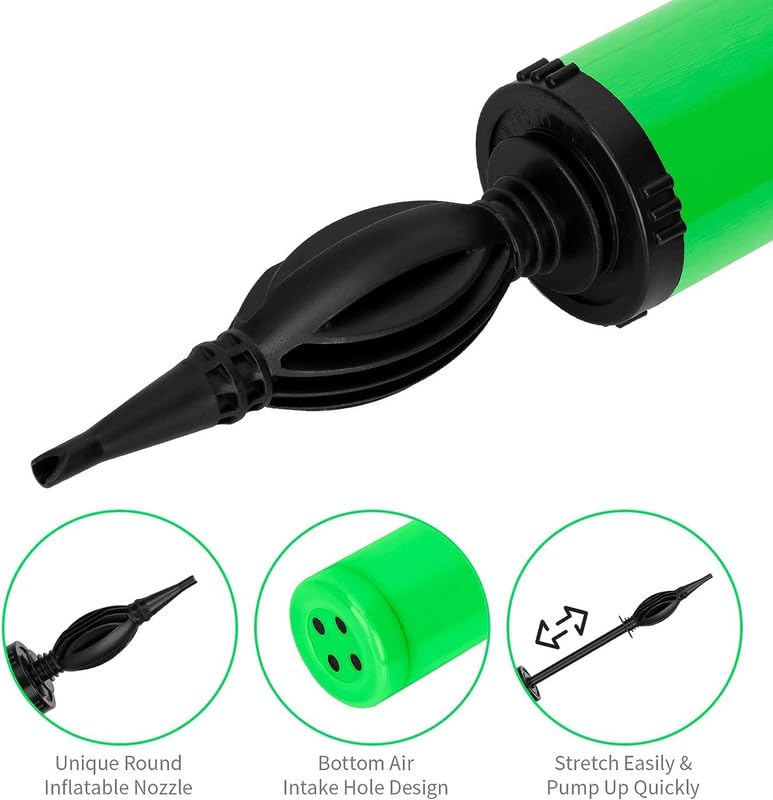 Image of Manual Balloon Hand Pump - 1 Pc Air Pump For Balloon | Air Balloon Pump | Balloon Air Pump | Hand Balloon Pump | Balloon Blower | Balloon Inflator Pump For Latex Foil, Helium Air Balloon