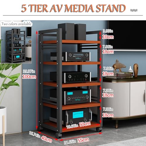 Support multimédia mobile et modulable à 5 niveaux pour centre audio - 3