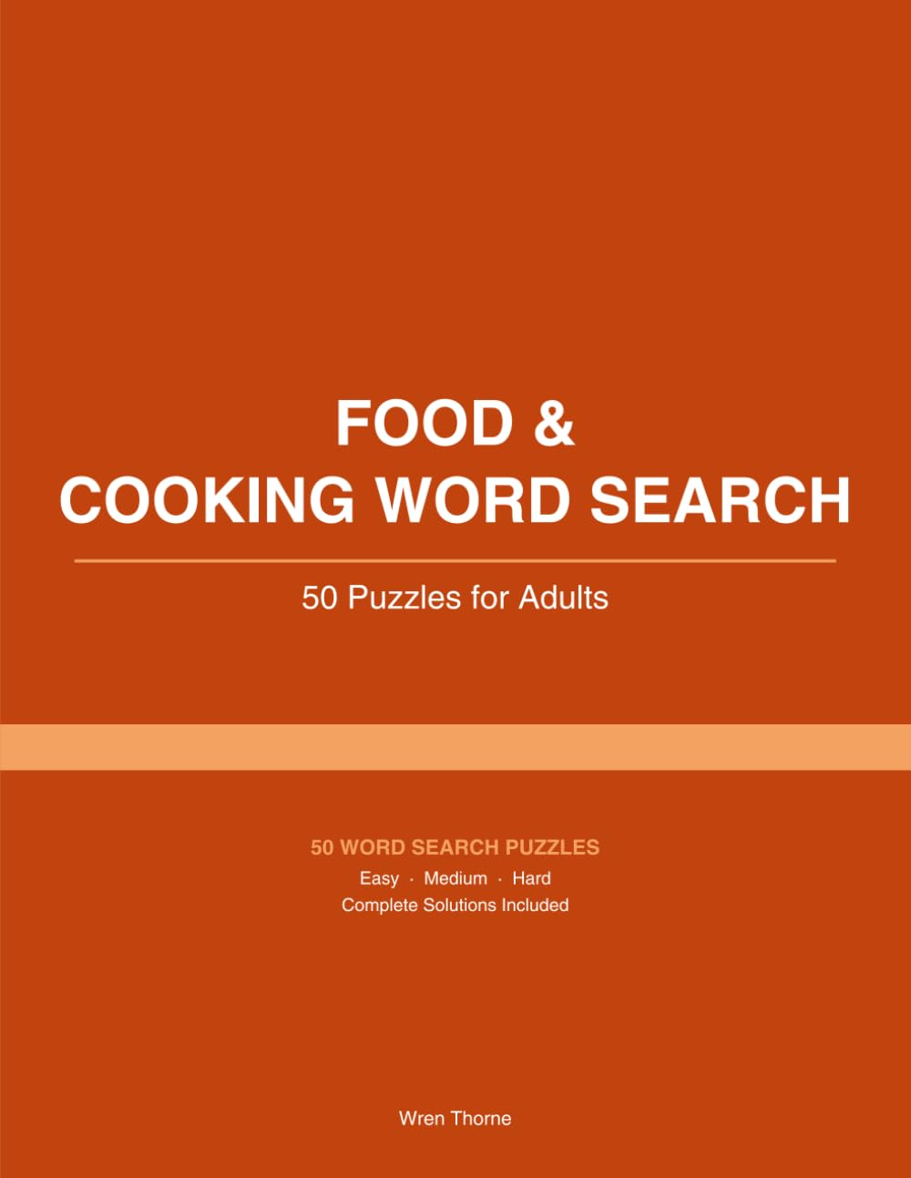 Food & Cooking Word Search: 50 Puzzles for Adults