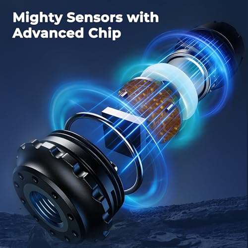 Tire Pressure Monitoring System - TPMS with Solar and USB Charger, 4 Tire Sensors and 6 Alarm Modes, Auto on/Off and Voice Prompt, TPMS with Color LCD Screen, for RV, Sedan, SUV, MPV, etc - Image 4