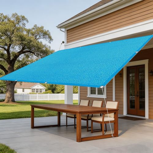 Voile d'ombrage rectangulaire HDPE respirant pour bloquer la chaleur 380x600 - 2