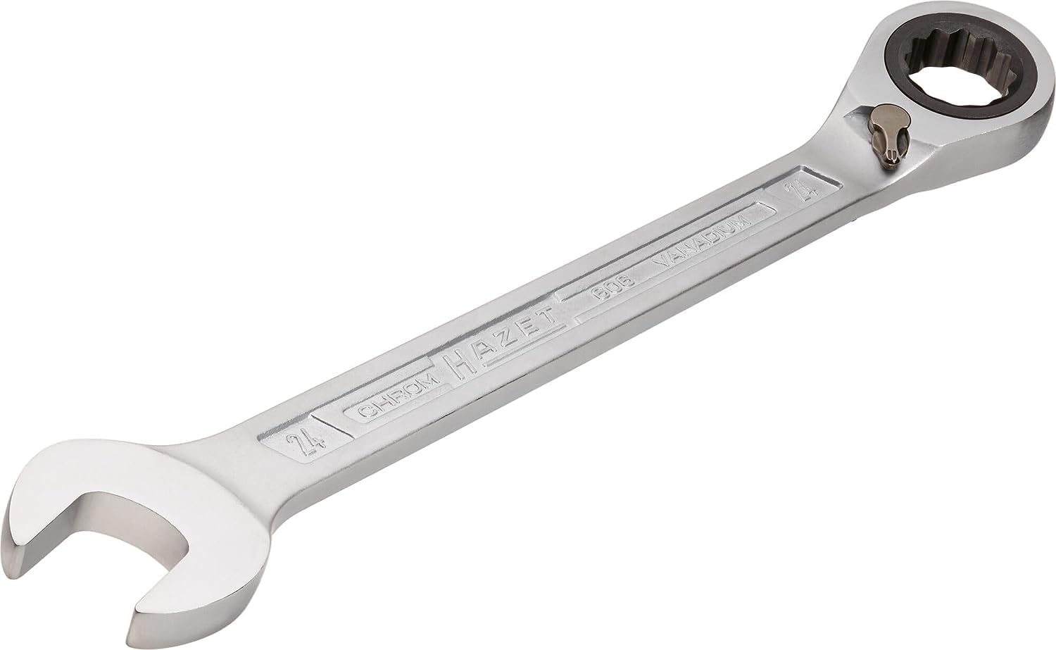 HAZET Jeu de clés mixtes à cliquet 606/5 I Jeu de 5 outils, ouverture de clé : 8-19, sortie : hexagone double extérieurI Jeu de cliquets pour travaux sur voiture, automobile et moto'.