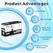 Miss Deer 711XL Ink Cartridges Combo Pack Replacement for 711 711XL Ink Cartridges,Work with DesignJet T120 T525 T520 T130 T125 T100 Printer (5 Packs)