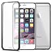 iPhone 6 6s Case, Akiko [Slim Cushion] iPhone 6 6s (4.7) Shock-Absorbing Bumper Case with Clear Back Panel Protective Cover- Retail Packaging - Clear / Black