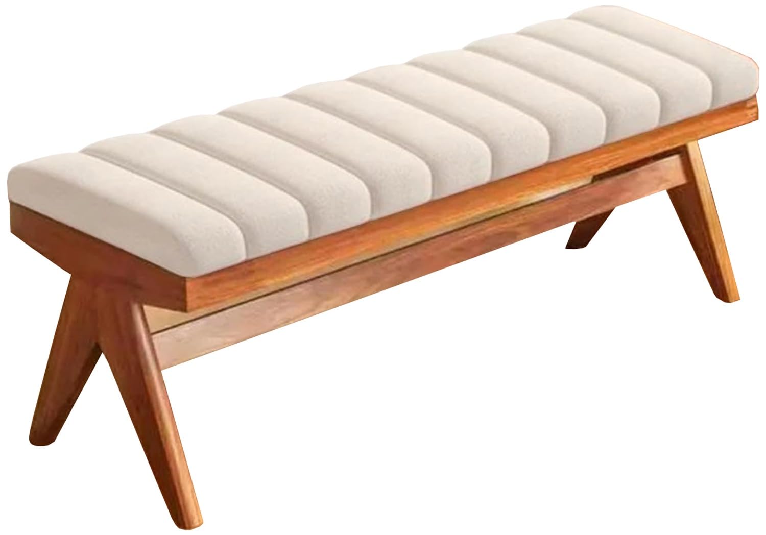 Coussin de Banc sur Mesure Exterieur Interieur Dehoussable Coussin de Banquette 120x40 100 x 35 80x40 150x40 pour Salon ou Balançoire de Jardin, Balcon, Terrasse et Palette(Light Khaki,150x50cm x5cm T