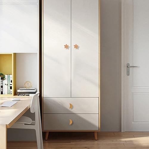 Miniatura 2 de 6 pomos de puerta para niños, diseño de estrellas, luna, nubes, perillas de armario, manija creativa para armario, decoración del hogar