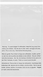 EcoSwift - 19” X 24” (20 Count) Self Seal Clear Poly Bags with Suffocation Warning for Packaging, Shipping - Permanent Adhesive