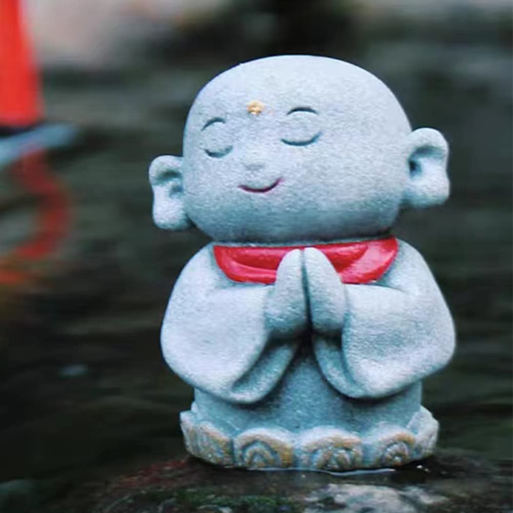Amazon.co.jp: お地蔵様 置き物 守り神 感謝 おじぞうさん 樹脂 手作り