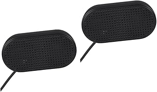 Mikikit Computer Speakers Portable USB Speaker 2pcs USB Small Speaker desktop speakers Wired Computer Speaker power supply bar USB Powered Speaker