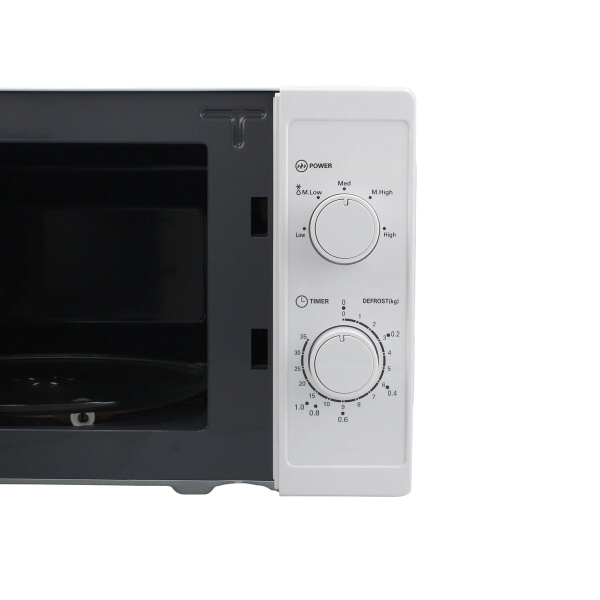 TM Electron TMPMW002WHT EASYWAVE Microonde con capacità di 20 litri, 700 W, 5 livelli di potenza, funzione sbrinamento e timer da 35 min, colore bianco