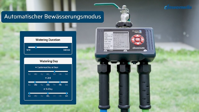 DEWENWILS Bewässerungscomputer Mit 3 Ausgängen, 4 Programme Je Zone Automatisch Wetterfest 88432308