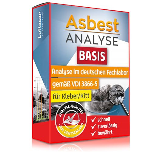 Asbest Test Basis Kleber/Kitt Check zum Nachweis von Asbest in Material