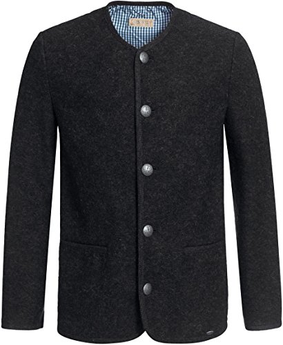 Giesswein Jack, Chaqueta Tradicional para Hombre, Gris (Anthrazit 019), 48 Cover