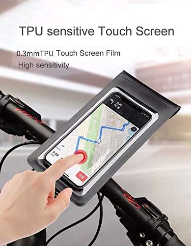 Miniatura 2 de Funda impermeable para teléfono para bicicleta, rotación de 360, bolsa para manillar de bicicleta, bolsa de pantalla táctil para iPhone 11 XS Max XR