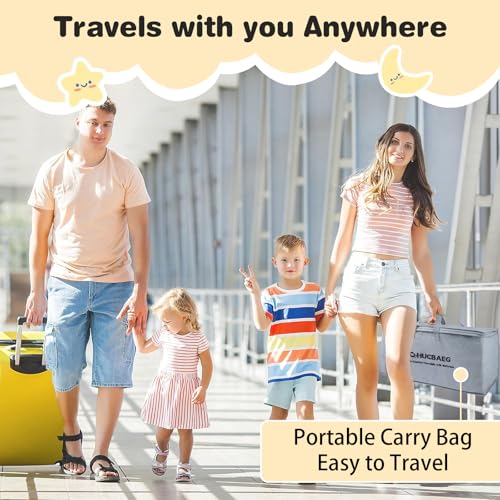 Image of Pack and Play Mattress, 38 inchx26 inch Dual-Sided Memory Foam Trifold Pack N Play Mattresses Pad with Carry Bag, Baby Travel Mattress for Pack N Play with Breathable Washable Cover