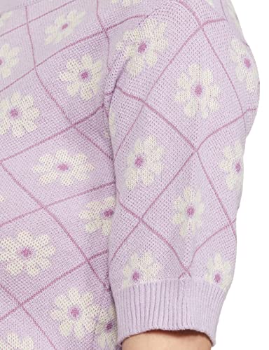 Image of Max Women Regular Fit Printed Half Sleeves Knit Top