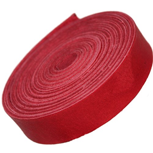 ¾ Inch Leather Strap Cardinal Red by TOFL