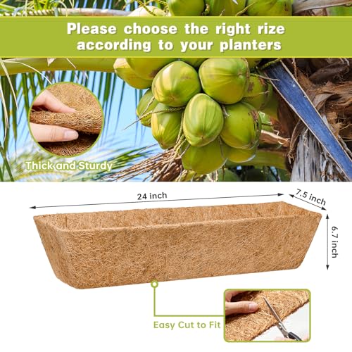 Get 2 Pack 24 Inch Coco Liners for Planters with code 5HZXWYI6 - Image 2