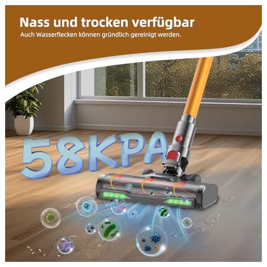 Infaebo Kabelloser Akku Staubsauger Gold