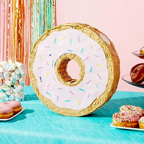 Blue Panda NBBLO Pink Donut Pinata For Two Sweet Birthday Party Supplies thumb #1