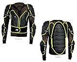 peto integral fox  Peto de malla integral con faja Negro/Verde Talla XXL