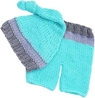 jojofuny Conjunto Recém-Nascido Kit De Bebê Conjunto De Roupas De Bebê Meninas Fotografia Recém-Nascido Adereços De Fotografia Trajes De Bebê Terno Calças De Bebê Recém-Nascido Acessórios