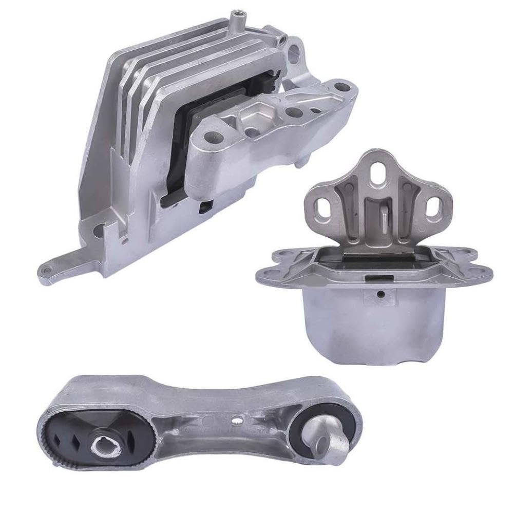 Engine Transmission Motor Mount Set of 3pcs Compatible with X1 X2 F46 F55 F57 1.2T 22116885788 22116885934