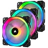 Corsair Ll Series, Ll120 Rgb, 120Mm Dual Light Loop Rgb Pwm Fan, 3 Fan Pack Met Lighting Node Pro,3 x 120 mm Lüfter…
