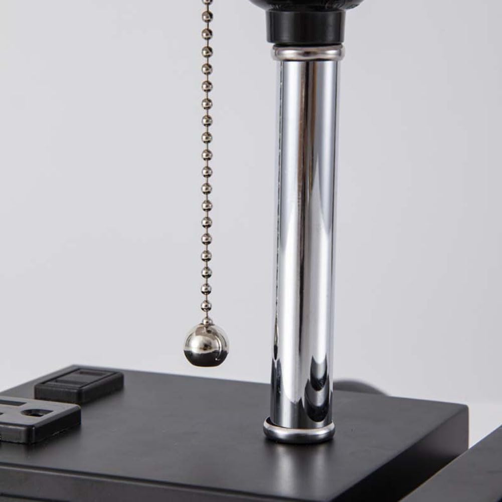 Lampa stołowa z funkcją ładowania, złącze USB A+C, lampki biurkowe, lampki do czytania, abażur lniany, metalowa podstawa, lampki nocne z włącznikiem, sypialnia, salon, biała