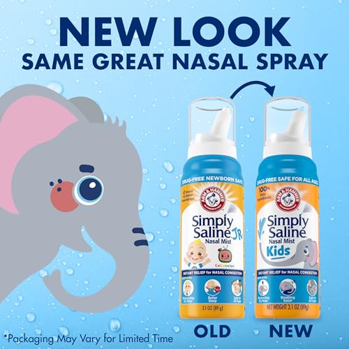 ARM & Hammer Simply Saline Nasal Spray Kids, 3.1 oz - Image 4