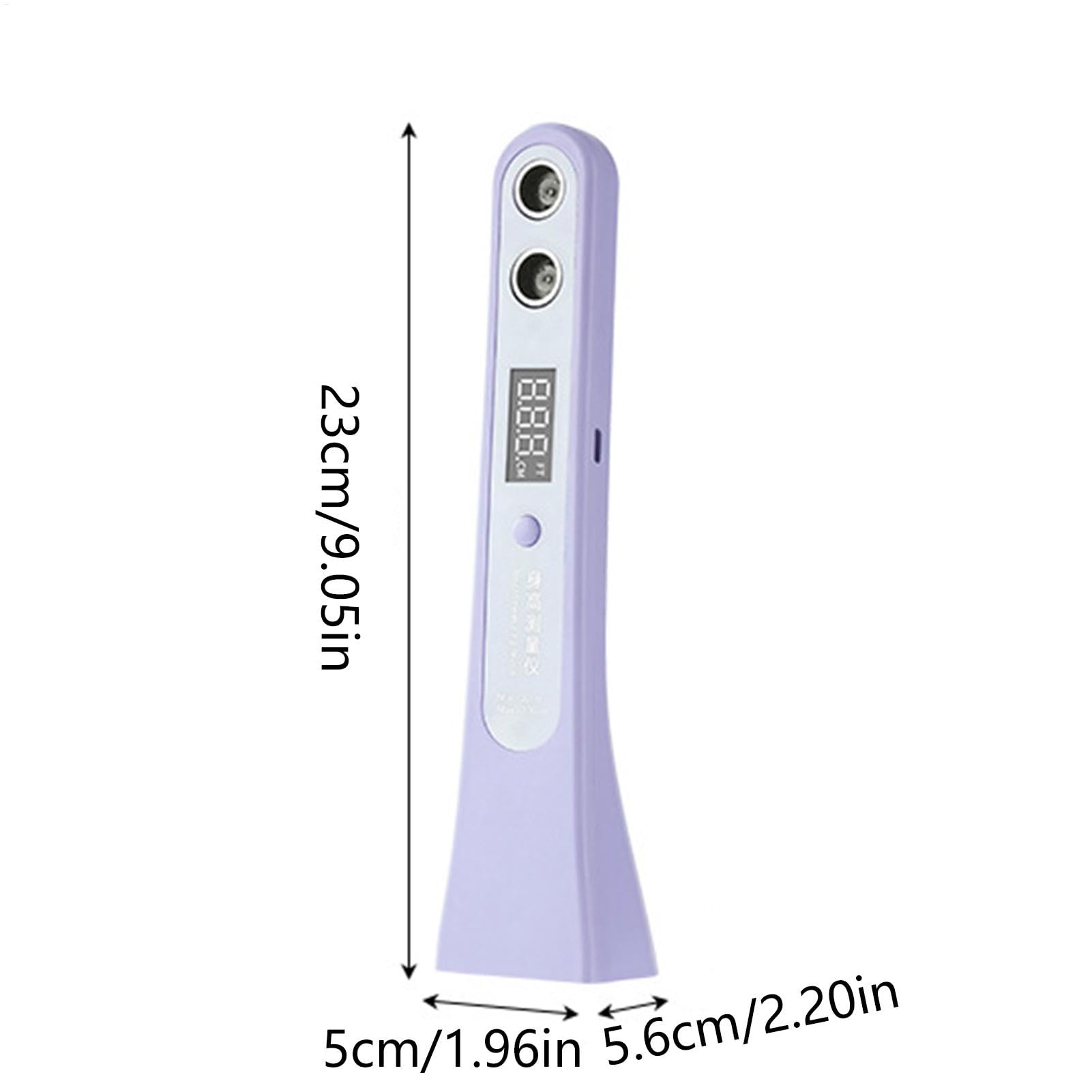 Altimètre numérique intelligent - Stadiomètre de hauteur corporelle - Appareil de mesure numérique à ultrasons portable - Échelle de mesure de la hauteur intelligente précise pour , adultes et