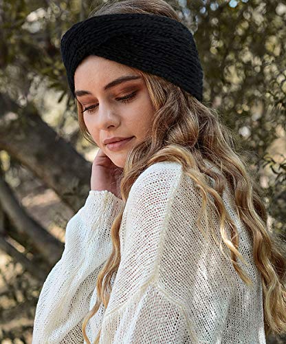 Tacobear 3 stuks gebreide hoofdbanden voor vrouwen winter hoofdband winter gedraaide hoofdband warm gehaakte hoofd wrap… - Image 3