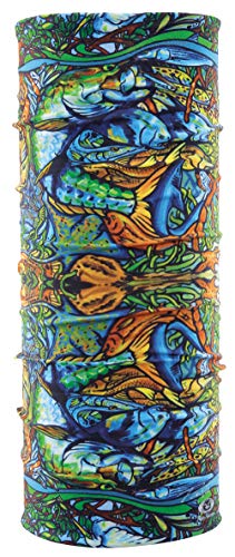 Flying Fisherman SunBandit Multifunctional Headwear Bandana, UV Protective Face Mask and Neck Gaiter, 12 Ways to Wear, Backcountry