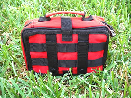 Image of Galaxy 170 Pcs First Aid Kits for Survival Emergency Trauma Military Combat Tactical Hunting Camping Hiking IFAK EMT Bag ( 170 Pcs Red First Aid Kits)