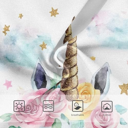 Watercolor Unicorn Face Glitter Horn Toddler Girls's Underwear 2T 202c10133