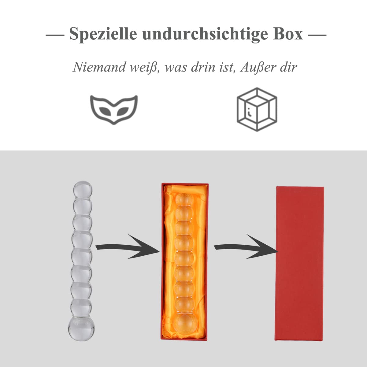 WSQIWNI Glas Dildo Ein fachmännisch designter Glasdildo für Männer und  Frauen (No 2) : Amazon.de: Drogerie & Körperpflege