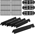 Grill Parts for Weber Genesis II 300 Series, Genesis II Flavorizer Bars&Grill Grates for Weber Genesis 2 Grill Parts - 66095 66040 66795 Parts for Weber Genesis ii E/S-310 ii E/S-315 ii E/S-335