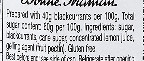 Image of Bonne Maman Blackcurrant Conserve Marmalade Fruit Jam, 13 oz ℮ 370 g