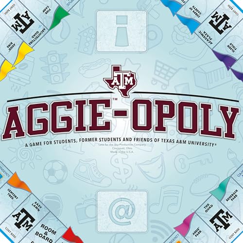 Image of Late for the Sky Aggie-Opoly - Texas A&M University Family Board Game