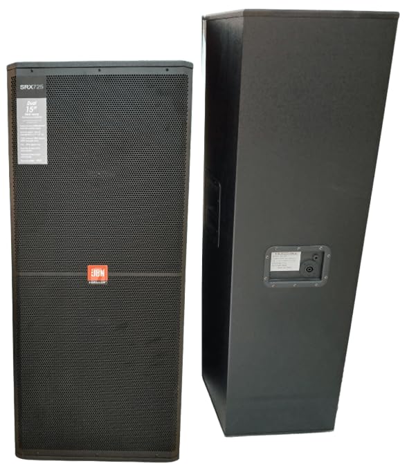 SRX-725 Dual 15 Inches Two-Way Professional Speaker Box, Wide Audio Range, Nightclubs, Concerts, Events