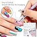 12 Colors 0.5mm Tip Nail Art Markers, Waterproof & Quick Dry Nail Pens for DIY Nail Art Designs, Easy to Use Solid Color Nail Painting Tools for All Skill Levels