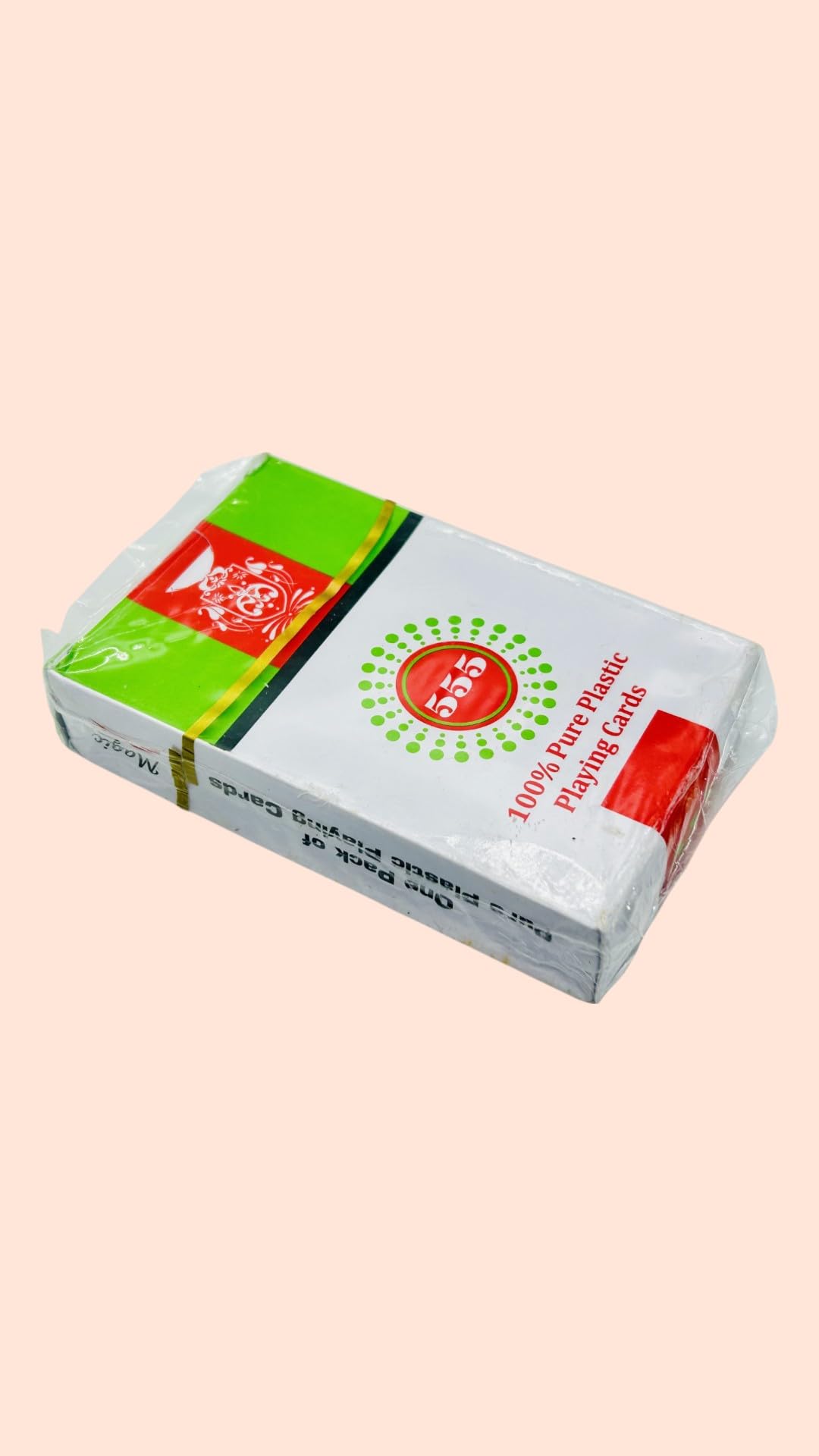 SSR Card Full Plastic 555 Marked Playing Card Deck for Magic Tricks & Professional Card Cheating - Red