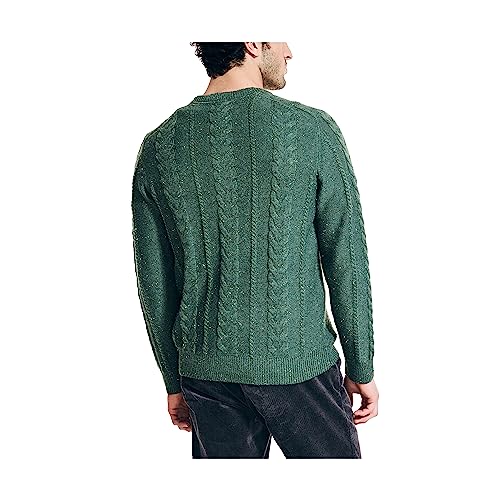 Nautica Men's Sustainably Crafted Cable-Knit Crewneck Sweater2